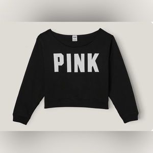 PINK Victoria’s Secret Everyday Lounge Off The Shoulder Sweatshirt